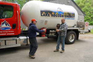 Happy Propane Customer In Maine