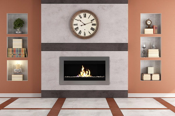 image of a gas lp fireplace