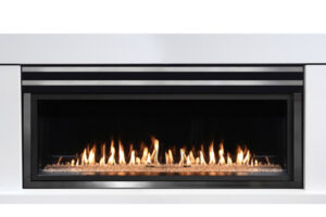 image of a propane gas fireplace