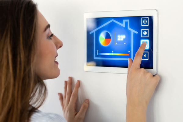 wi-fi thermostat display