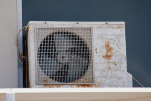 air conditioner condenser rust
