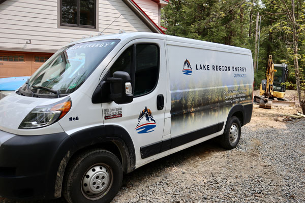 lake region energy hvac service van