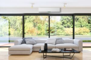 Living Room with Ductless Mini Split