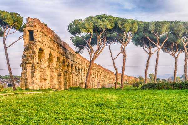 roman aqueducts for natural air conditioning