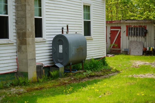 Heating Oil Tank installed outside the house