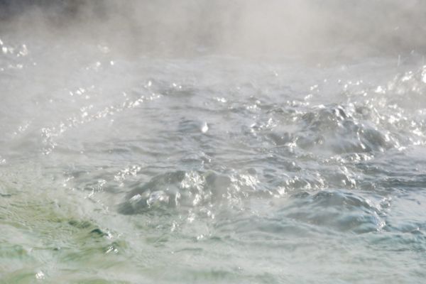 image of a boiling water