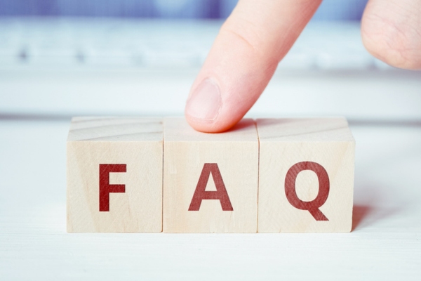 FAQ spelled using wooden letter cubes depicting Common Winter Furnace Concerns