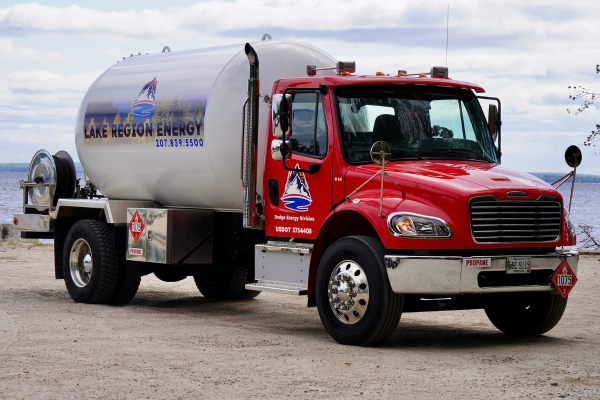 Lake Region Energy propane delivery truck