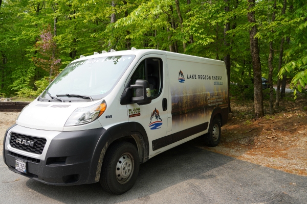 Lake Region Energy service van