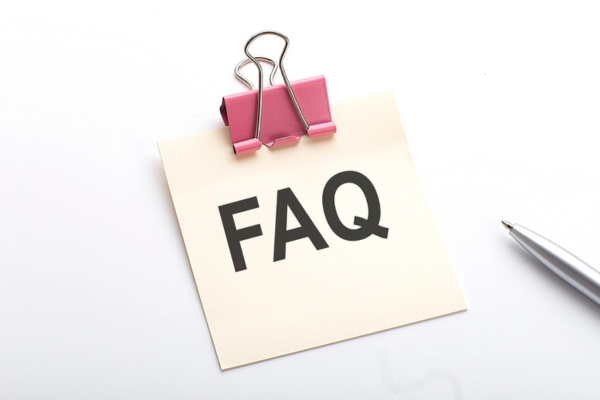 FAQ written on a sticky note with a metal clip on top depicting Propane Heating Cost Savings questions