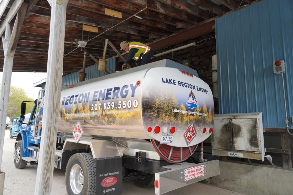 Lake Region Energy heating oil truck delivery