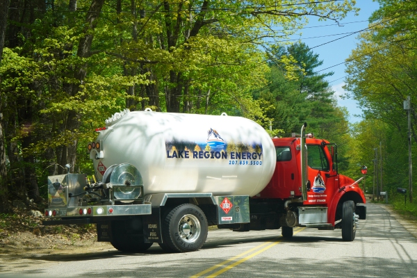 Lake Region Energy propane delivery truck