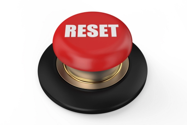 RESET red button depicting Furnace Reset Control