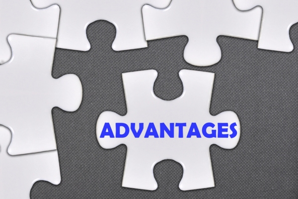 advantages written on a piece of jigsaw puzzle