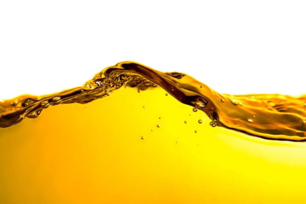 yellow liquid depicting heating oil