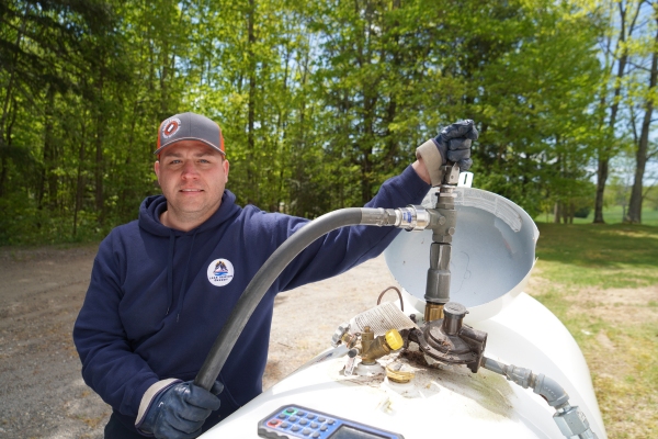 Propane delivery by Lake Region Energy