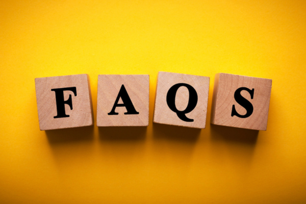 FAQS spelled using wooden letter cubes depicting Frozen AC Coil questions