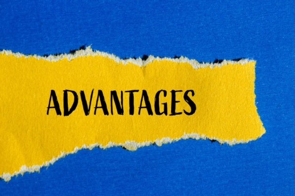 ADVANTAGES written on torn paper depicting yearly furnace tune-up